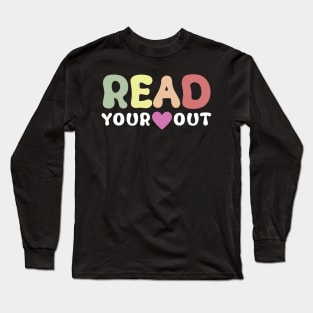 Read Your Heart Read Reading Librarian Book Across America Long Sleeve T-Shirt